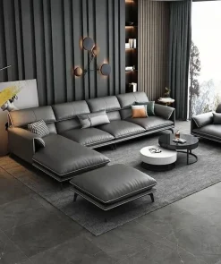 Mẫu Sofa Da VQ-15 – Sự lựa chọn hoàn hảo cho phòng khách sang trọng