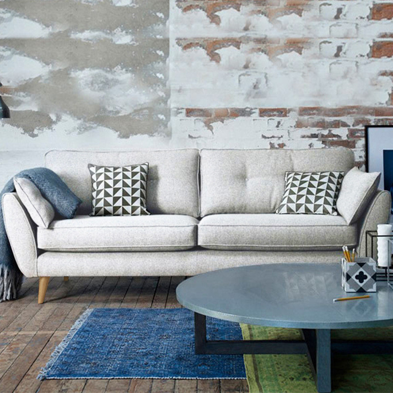 Ghế Sofa Văng Đệm Vải Scandinavian V25 – Tối Giản, Sang Trọng & Tiện Nghi