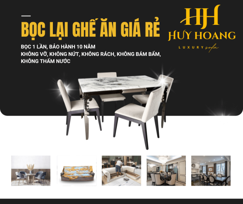 Dịch vụ bọc lại ghế ăn