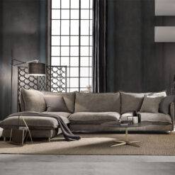 Sofa văng vải nỉ vân đá L29 – Điểm nhấn tinh tế cho phòng khách hiện đại