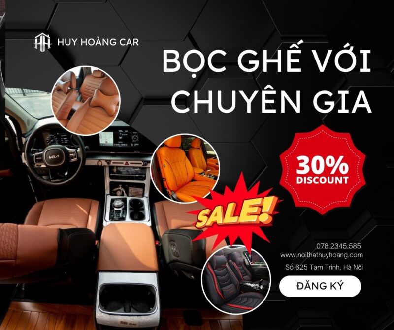 Bảng giá Dịch vụ Bọc ghế Ô tô uy tín chất lượng Uy tín tại Vua sofa Car