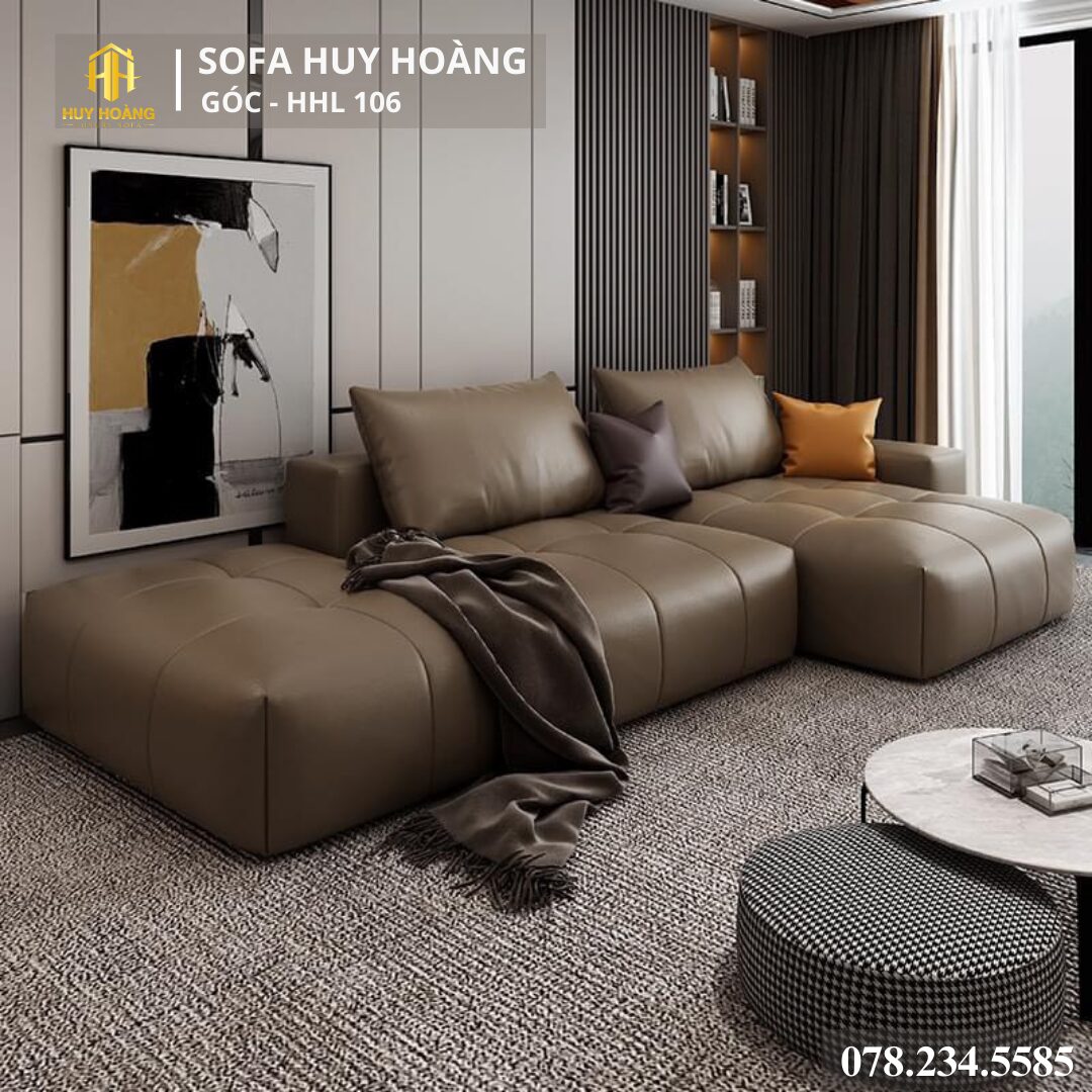 Sofa chữ L góc đẹp nhất