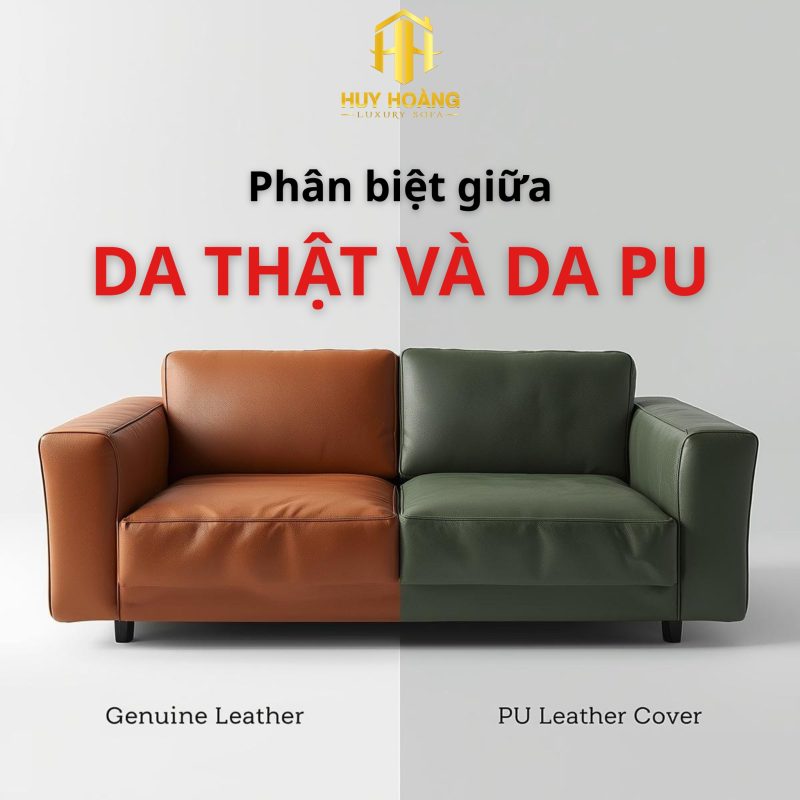 Cách phân biệt giữa da thật và da PU