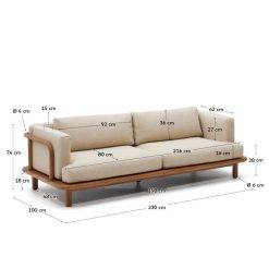 Alternative view of Mẫu sofa văng HHV 060 – Gọn gàng, tiện nghi và sang trọng cho phòng khách hiện đại