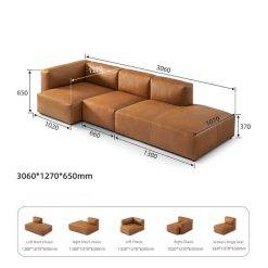Alternative view of Mẫu sofa văng HHV 686 – Thiết kế hiện đại, tối ưu không gian phòng khách