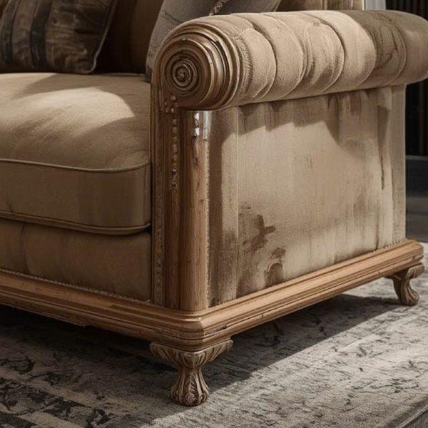 Sofa Indochine HHV 327 – Điểm nhấn tinh tế tạo nên phong thái đẳng cấp cho ngôi nhà.
