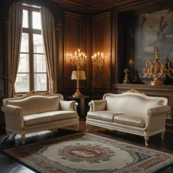 Ghế sofa Indochine HHV 338 – Vẻ đẹp Đông Dương tinh tế cho phòng khách.