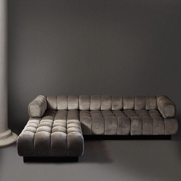 Thiết kế sofa góc HHL152 gọn gàng, phù hợp nhà phố và chung cư.