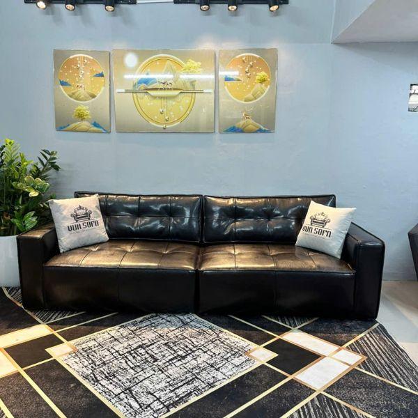 Sofa văng HHV 390 – thiết kế hiện đại, gọn gàng, phù hợp với nhiều không gian phòng khách.
