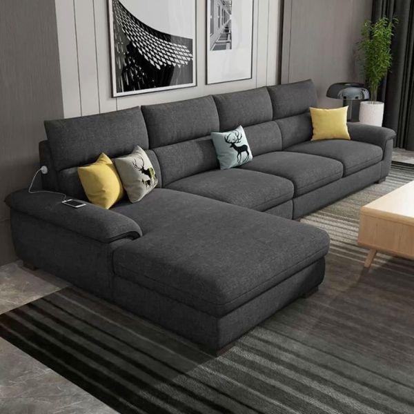 Sofa góc HHL296 phù hợp căn hộ chung cư và nhà phố.