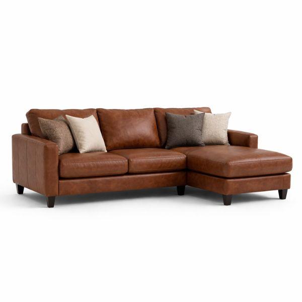 Sofa góc HHL313 thiết kế hiện đại, tối ưu không gian phòng khách.