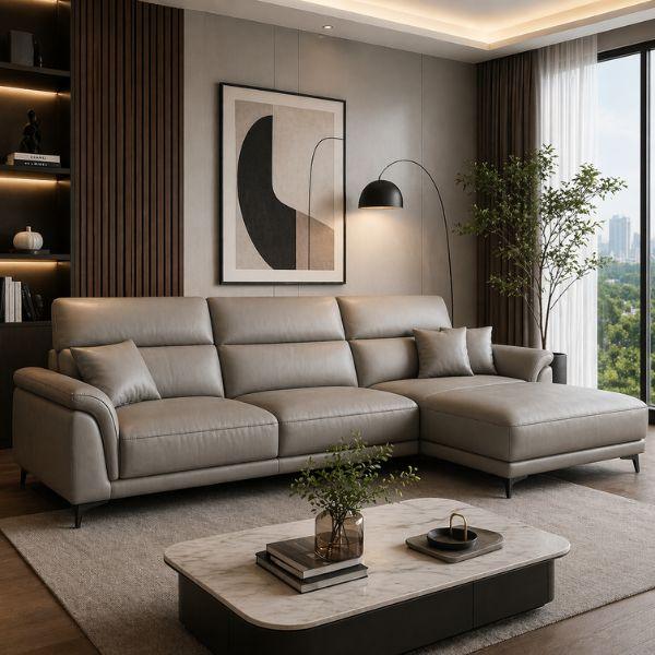 Sofa góc HHL 373 Vua Sofa – Thiết kế hiện đại, tối ưu không gian sống