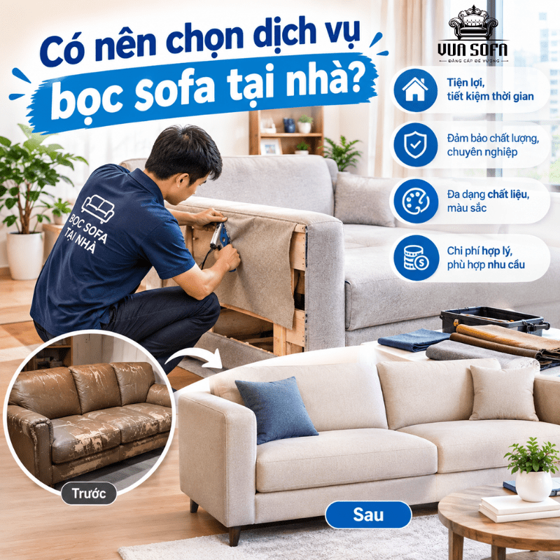 Lựa chọn bọc lại sofa giá ưu đãi Hà Nội giúp khách hàng tiết kiệm hơn so với việc mua mới, đồng thời có thể tùy chỉnh chất liệu theo mong muốn.
