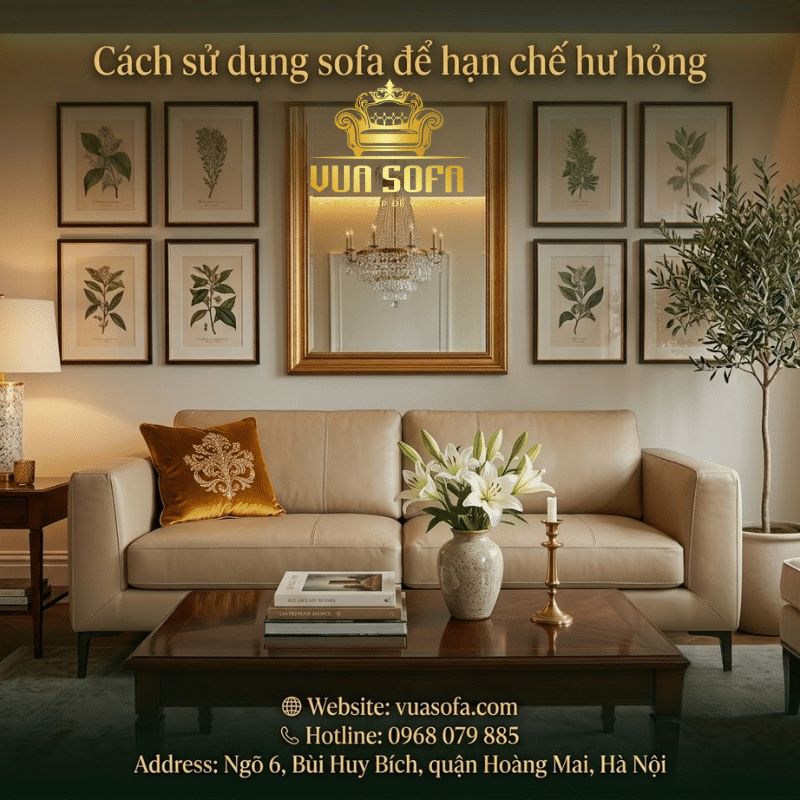 Để sửa chữa sofa tại Hà Nội đạt hiệu quả tốt, cần xác định đúng nguyên nhân hư hỏng, lựa chọn phương án xử lý phù hợp và kiểm tra cẩn thận các bộ phận sau khi hoàn thiện.