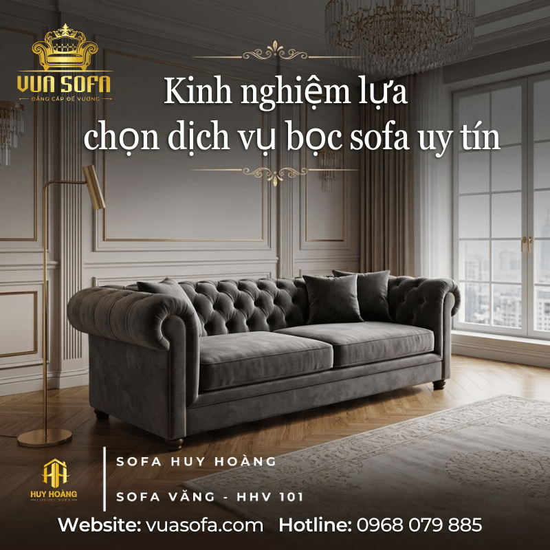 Khi bọc lại sofa tại Hà Nội, khách hàng có thể lựa chọn vải nỉ, vải bố, vải nhung, da công nghiệp hoặc da thật tùy theo nhu cầu sử dụng, phong cách nội thất và ngân sách.